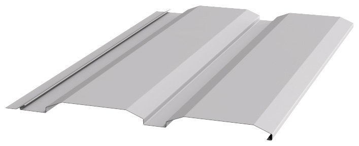 Stramit_c clad 280 V2 Single white corrugated metal roofing sheet rendered against a plain background.
